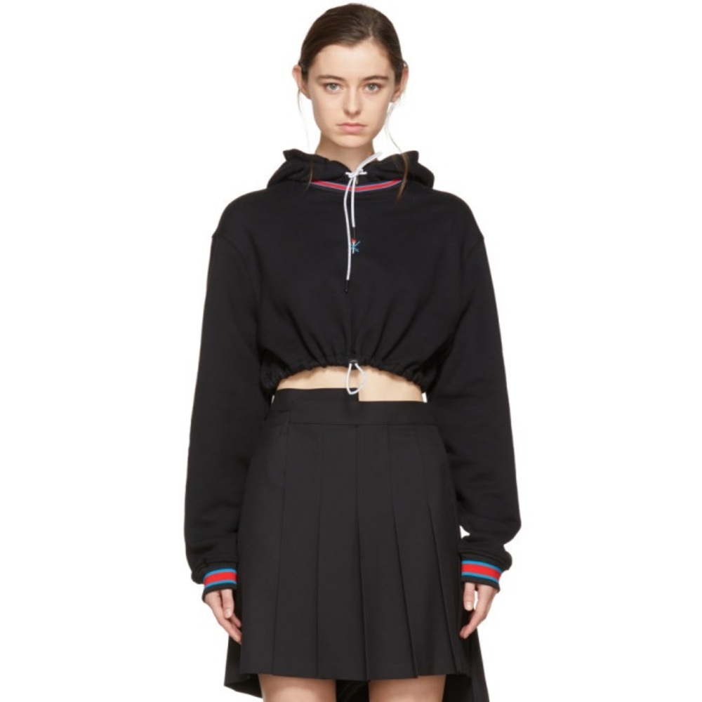 Opening Ceremony Logo Crop Hoodie